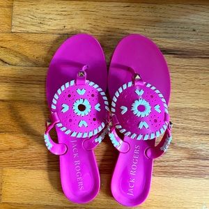 Jack Rogers Georgica Jelly sandals pink